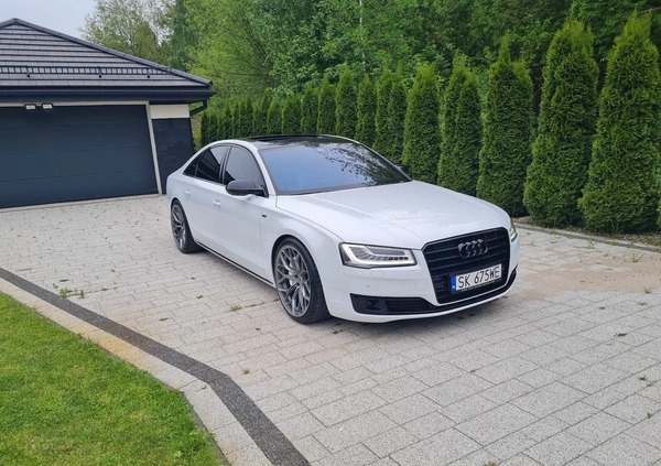 Audi A8 cena 165000 przebieg: 114000, rok produkcji 2015 z Katowice małe 191